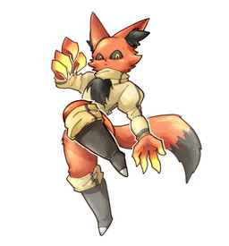 black_body black_fur black_sclera claws clothing ear_fur female fighting_pose footwear fur multicolored_body multicolored_fur pose red_body red_fur shoes simple_background solo topwear white_background yellow_eyes amasmasta grimms_notes kung_fu_villain mammal absurd_res full-length_portrait hi_res portrait