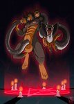 abs anthro genitals male multi_head muscular nipples penis snake_penis solo summoning_circle unusual_anatomy unusual_genitalia unusual_penis felixfellow european_mythology greek_mythology mythology canid canid_demon canine canis cerberus demon dobermann domestic_dog hellhound mammal mythological_canine mythological_creature pinscher reptile scalie snake hi_res