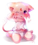 anthro camisole cheek_tuft clothed clothing digitigrade facial_tuft feet female flat_chested forehead_gem forked_tail fully_clothed fur gem hand_on_own_face heart_symbol navel off_shoulder one_eye_closed panties pawpads paws pink_body pink_fur pink_inner_ear purple_eyes red_gem semi-anthro simple_background sitting solo tail toes tongue tongue_out tuft underwear unusual_anatomy unusual_tail wariza white_background white_camisole white_clothing white_panties white_underwear young d685ab7f nintendo pokemon eeveelution espeon felid feline generation_2_pokemon mammal pokemon_(species) 5:6 digital_drawing_(artwork) digital_media_(artwork) signature unavailable_at_source