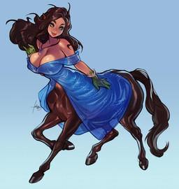 5_fingers breasts brown_body brown_fur brown_hair brown_tail clothed clothed_gynomorph clothed_intersex clothed_taur clothing erection fingers front_view fur genitals green_eyes gynomorph gynomorph_taur hair hooves intersex intersex_taur penis simple_background smile solo standing tail furlana european_mythology greek_mythology mythology zelmra_tallhoof centaur equid equid_taur humanoid_taur mammal mammal_taur taur 2025 digital_drawing_(artwork) digital_media_(artwork)