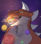 destruction earth eating fire macro male object_vore oral_crush planet planet_destruction planet_dwarfing planet_in_mouth planet_vore solo space spikes spikes_(anatomy) star teeth terra_macro text vore holt-odium furaffinity mythology vamux dragon mythological_creature mythological_scalie scalie 2021 hi_res url