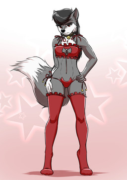 abstract_background anthro bra breasts cat_lingerie cleavage cleavage_cutout clothed clothing cutout dipstick_tail female frilly frilly_bra frilly_clothing frilly_underwear grey_tail hair keyhole_bra keyhole_clothing keyhole_underwear lingerie long_hair markings multicolored_tail navel panties pattern_background red_clothing red_panties red_underwear side-tie_panties simple_background skimpy solo star star-shaped_background star_polygon tail tail_markings training_bra two_tone_tail underwear underwear_only white_tail wolf_keyhole_bra wolf_keyhole_clothing mykegreywolf myke_greywolf_(character) canid canine canis mammal wolf 2016 absurd_res full-length_portrait hi_res portrait