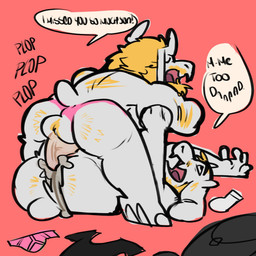 age_difference aged_up anal anal_penetration anthro anthro_on_anthro anthro_penetrated anthro_penetrating anthro_penetrating_anthro anus arm_hair backsack balls bareback beard bent_over big_balls big_butt big_penis blonde_hair bodily_fluids body_hair butt butt_hair clothing cum cum_in_ass cum_inside dialogue discarded_clothing duo erection eye_roll eyebrows eyes_closed facial_hair father_penetrating_son from_front_position fur genital_fluids genitals hair horn humanoid_genitalia humanoid_penis legs_up long_ears looking_pleasured lying male male/male male_penetrated male_penetrating male_penetrating_male mature_male missionary_position muscular muscular_anthro muscular_male narrowed_eyes nude older_dom_younger_sub older_male on_back onomatopoeia open_mouth penetration penile penile_penetration penis penis_in_ass perineum red_background sex simple_background sound_effects speech_bubble spread_legs spreading standing stated_incest text thick_penis thick_thighs thrusting tongue tuft vein younger_male younger_penetrated hornytrexx undertale undertale_(series) asgore_dreemurr asriel_dreemurr boss_monster_(undertale) bovid caprine goat mammal 1:1 2025 colored colored_sketch english_text handwritten_text hi_res sketch father_(lore) father_and_child_(lore) father_and_son_(lore) incest_(lore) parent_(lore) parent_and_child_(lore) parent_and_son_(lore) son_(lore)