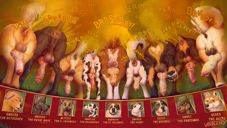 anus balls body_hair butt butt_focus fart fart_cloud feral fluffy genitals hairy_balls holidays knot knotted_penis male paws penis presenting presenting_anus raised_tail smegma tail vein veiny_penis voidlesky christmas akita bernese bernese_mountain_dog bird_dog canid canine canis dalmatian dobermann domestic_dog german_shepherd golden_retriever great_dane herding_dog hunting_dog husky mammal mastiff molosser mountain_dog nordic_sled_dog pastoral_dog pinscher retriever saint_bernard siberian_husky spitz swiss_mountain_dog hi_res