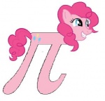 balloon blue_eyes clever cutie_mark female fur hair humor inflatable long_hair math pi pink_body pink_fur pink_hair pun simple_background solo tail white_background unknown_artist friendship_is_magic hasbro my_little_pony pinkie_pi pinkie_pie_(mlp) earth_pony equid equine horse mammal pony low_res