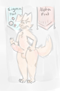 anthro big_penis bottle bubble container dare drunk drunk_bubble fraternity genitals male nude penis solo substance_intoxication carrydraws canid canine canis domestic_dog mammal 2:3 absurd_res hi_res