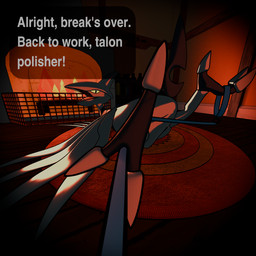 ambiguous_gender avian_feet beak feet feral fire fireplace foot_fetish foot_focus leash leashed_viewer looking_at_viewer open_mouth rug solo tail talking_to_viewer talon_fetish talons text toes tongue wings yellow_eyes aquinas_audax nintendo pokemon avian bird generation_2_pokemon pokemon_(species) skarmory 1:1 3d_(artwork) absurd_res blender_(artwork) blender_eevee_(artwork) digital_media_(artwork) hi_res