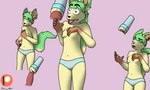 5:3 animal_genitalia animal_penis anthro anthrofied blue_clothing blue_panties blue_underwear breast_grab breast_squish breasts brown_hands brown_inner_ear canine_genitalia canine_penis clothing dipstick_ears dipstick_limbs dipstick_tail duo ear_markings eeveelution female fur generation_4_pokemon genitals green_ears green_hair green_tail grey_clothing grey_panties grey_underwear hair hand_on_breast hand_on_hip holding_breast how-about knot knotting leafeon looking_pleasured male male/female markings multicolored_ears narrowed_eyes nintendo nipples non-euclidean_sex open_mouth panties penetrable_sex_toy penetration penis pink_nipples pink_penis pokemon pokemon_(species) portal portal_fleshlight portal_panties portal_sex rayda_(how-about) seductive sex sex_toy shocked smile squish suprised_eyes surprise tail tail_markings thinking_with_portals underwear unexpected yellow_body yellow_fur