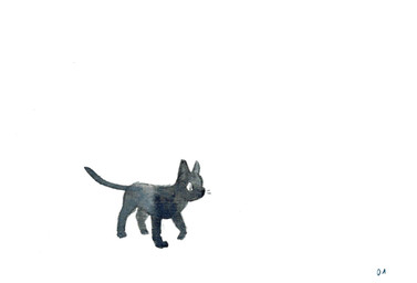 anthro black_body black_bottomwear black_clothing black_fur black_jacket black_pants black_suit black_topwear bottomwear clothed clothing feral feral_to_anthro fur jacket male pants simple_background solo suit tail topwear transformation walking white_background papajoolia domestic_cat felid feline felis mammal 2021 animated monochrome traditional_media_(artwork)