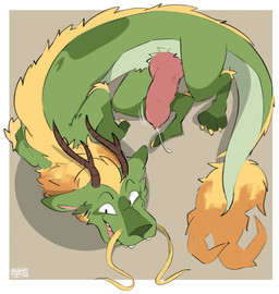 antlers aroused_male bodily_fluids bouncing_penis erection feral fur genital_fluids genitals grin grinning_at_viewer horn knot_root looking_at_viewer male nude open_mouth penis precum smile smiling_at_viewer solo tail tail_tuft tuft sodacaps mythology dragon eastern_dragon furred_dragon furred_scalie mythological_creature mythological_scalie scalie hi_res