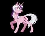 cutie_mark female feral fur hair hooves horn multicolored_hair open_mouth pink_body pink_fur pre-g4 purple_eyes raised_hoof simple_background solo transparent_background two_tone_hair dvixie hasbro mlp_g1 my_little_pony my_little_pony_'n_friends mythology twilight_(mlp) equid equine mammal mythological_creature mythological_equine unicorn 2015 alpha_channel