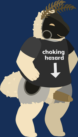 antennae_(anatomy) anthro arthropod_abdomen balls bottomless choking_hazard clothed clothing fluffy genitals glans humanoid_genitalia humanoid_penis machine male penis shirt solo topwear tf2_demo_2004 mocha_(tf2_demo_2004) arthropod hybrid insect lepidopteran moth protogen alpha_channel hi_res