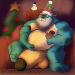 1:1 absurd_res balls beard belly bernesealexxx biceps big_penis body_hair bulge chest_hair christmas dildo facial_hair genitals hairy hi_res holidays huge_penis hyper hyper_genitalia hyper_penis male musclegut muscular muscular_male nipples obese overweight overweight_male pecs penis piercing santa_claus sex_toy snowman solo