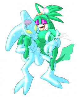 anthro areola balls big_breasts bodily_fluids brain breast_grab breast_squeeze breasts chaos cum cum_inside duo erect_nipples erection female female_penetrated fin genital_fluids genitals green_areola green_nipples hand_on_breast huge_breasts lactating lure_(anatomy) male male/female male_penetrating male_penetrating_female milk nipples non-mammal_breasts non-mammal_nipples nude open_mouth organs penetration penis saliva saliva_string sex simple_background squeezing tentacles tongue translucent translucent_body vaginal vaginal_penetration vulva ravrous sega sonic_adventure sonic_the_hedgehog_(series) chaos_(sonic) queen_angelica_(sonic) anglerfish aquatic fish goo_creature hi_res
