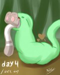 4:5 abdominal_bulge almost_fully_inside ambiguous_gender ambiguous_pred anthro domestic_cat felid feline felis feral feral_pred head_first hi_res male mammal neck_bulge niko_(nikoransfw) nikoransfw non_fatal_vore oral_vore reptile safe_vore scalie simple_background snake solo swallowing tail_outside_mouth toony vore willing_prey