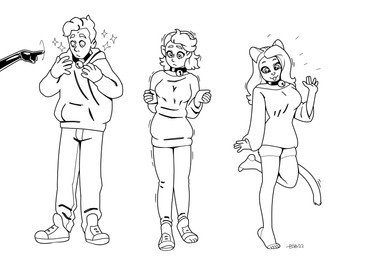 anthro basic_sequence bell bell_collar bottomwear breast_growth breasts clothing collar disembodied_hand duo female footwear gender_transformation growth hair hoodie human_to_anthro linear_sequence male mid_transformation mtf_transformation on_one_leg pants shoes shrinking simple_background size_transformation smile sneakers solo_focus species_transformation standing surprised tail tail_growth three_frame_sequence topwear transformation transformation_sequence white_background blackshirtboy domestic_cat felid feline felis human mammal 2022 absurd_res digital_media_(artwork) hi_res monochrome sequence