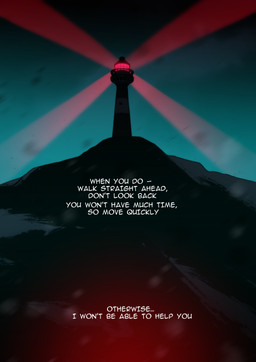glass glowing lighthouse night not_furry ominous ominous_background red_glow red_light sky star starry_sky text white_text zero_pictured rednroge 2025 comic english_text hi_res