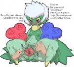 blush breasts chubby clothing erect_nipples exposed female flora_fauna gaping gaping_pussy hair huge_pussy human i_can_see_forever interspecies nezumi nintendo nipples plump_labia pokémon poképhilia pussy pussy_juice roserade sitting small_breasts spread_legs spread_pussy spreading thighs torn_clothing translated vaginal video_games white_hair
Rating: Explicit
Score: 11
User: beastarman
Date: January 15, 2012