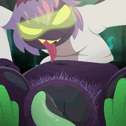 bodily_fluids clothing coat drooling duo eyewear female forced foreskin gag gagged genitals goggles green_body green_hair hair insane lab_coat licking male male/female musk navel oral penile penis penis_lick pubes pubes_in_mouth pubes_on_face ring_gag saliva sex steam thick_thighs tongue tongue_out topwear trinitroid jewish_mythology mythology alien digital_creature humanoid mythological_creature mythological_golem 1:1 animated digital_media_(artwork) low_res pixel_(artwork) pixel_animation short_playtime