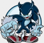 5_fingers anthro biped black_nose blue_body blue_fur blue_hair blue_skin claws clothing fingers footwear front_view fur green_eyes hair legwear looking_aside male mostly_nude open_mouth shoes simple_background smile socks solo standing toony transparent_background yuji_uekawa sega sonic_channel sonic_the_hedgehog_(series) sonic_unleashed sonic_the_werehog eulipotyphlan hedgehog mammal werecreature wereeulipotyphlan werehog alpha_channel low_res official_art