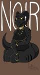 anthro belly breasts claws facial_piercing female jewelry nipples non-mammal_breasts nose_piercing nose_ring piercing ring ring_piercing simple_background sitting solo text yellow_eyes acethebigbadwolf reptile scalie absurd_res hi_res