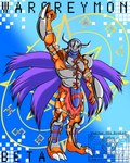 arm_strap armor armpit_hair biped body_hair breastplate clawed_shield cybernetics headgear helmet horn horned_helmet looking_to_the_viewer machine male muscular schynbalds shoulder_pads solo spaulder spiked_shoulder_pads spikes thigh_strap wings vektorthedrakat(artist) bandai_namco digimon cyborg digimon_(species) wargreymon 4:5 absurd_res full-length_portrait hi_res portrait