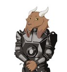 anthro black_body brown_body brown_eyes brown_fur fur goatification_project_(claydon_delve) machine male solo ssnowstalker red_dwarf kryten android bovid caprine goat mammal robot absurd_res hi_res