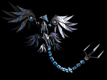 black_background blue_eyes claws feral fin long_tail machine male mechanical_wings metallic metallic_body multi_eye segmented_tail simple_background solo tail wings deino_(artist) magnesium_(deino) marine robot robot_feral 2018 3d_(artwork) 4:3 autodesk_3ds_max_(artwork) digital_media_(artwork)