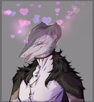 anthro asphyxiation breath breath_play brown_body brown_fur eyes_closed fur hair long_hair long_snout male markings mouth_closed package packaging snout solo tongue tongue_out white_body white_fur kolkolukija sergal hi_res