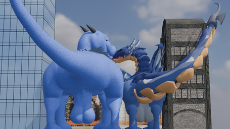 balls big_balls big_penis comparing comparing_balls comparing_penis destruction genitals growing growth huge_balls huge_penis macro male micro musk penis smile mythology nintendo pokemon dragon eevee generation_1_pokemon mythological_creature mythological_scalie pokemon_(species) scalie 3d_(artwork) blender_(artwork) blender_cycles_(artwork) digital_media_(artwork) hi_res