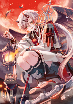 asian_clothing clothed clothing duo east_asian_clothing feathered_wings feathers feral footwear geta hair horn humanoid_pointy_ears japanese_clothing khakkhara lamp lantern male pointy_ears tail wings zaku6584 asian_mythology east_asian_mythology japanese_mythology mythology demon demon_humanoid domestic_cat felid feline felis horned_humanoid humanoid mammal tengu yokai absurd_res hi_res