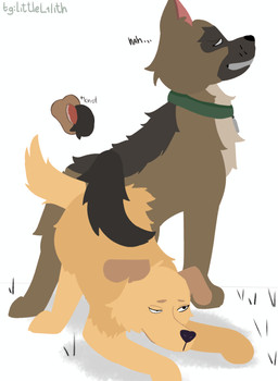 back_tuft black_body black_eyes black_fur black_nose black_tail black_text brown_body brown_ears brown_eyebrows brown_fur button_ears cheek_tuft chest_tuft clenched_teeth collar collar_only cutaway dark_body dark_fur dog_tags duo empty_eyes eyebrows eyelashes facial_tuft female female_penetrated feral feral_on_feral feral_penetrated feral_penetrating feral_penetrating_feral floppy_ears fur fur_tuft genitals grass green_collar intraspecies knotting light_body light_fur looking_pleasured male male/female male_penetrating male_penetrating_female mature_feral mature_male monotone_tail multicolored_body multicolored_fur nude nude_female nude_feral nude_male one_eye_half-closed penetration penile penile_penetration penis penis_in_vagina pink_penis plant pointy_ears prick_ears sex shadow simple_background snout tail teeth text three-quarter_view tuft vaginal vaginal_penetration whisker_spots white_background white_eyes white_sclera yellow_body yellow_fur yellow_tail littlelilith pixie_and_brutus brutus_(pixie_and_brutus) lola_(pixie_and_brutus) bird_dog canid canine canis domestic_dog german_shepherd herding_dog hunting_dog labrador mammal pastoral_dog retriever 2025 absurd_res artist_name digital_drawing_(artwork) digital_media_(artwork) english_text hi_res