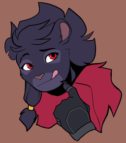 anthro black_body black_fur braided_hair cape clothed clothing eyebrow_scar eyebrows facial_scar female fingerless_gloves fur gesture gloves hair hand_gesture handwear notched_ear pointing pointing_at_self raised_eyebrow red_eyes scar simple_background single_braid smile solo thinking tongue tongue_out carameltsi rivals_of_aether clairen_(rivals_of_aether) felid feline leopard mammal pantherine 2025 digital_media_(artwork) headshot_portrait hi_res portrait