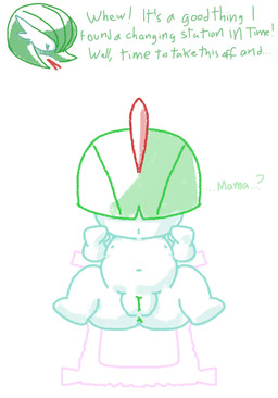 anthro anus bird's-eye_view changing_table dialogue diaper duo female genitals high-angle_view male navel neonate nipples open_diaper simple_background solo_focus text vulva white_background young sneakydickey nintendo pokemon gardevoir generation_3_pokemon humanoid pokemon_(species) ralts english_text hi_res daughter_(lore) incest_(lore) mother_(lore) mother_and_child_(lore) mother_and_daughter_(lore) parent_(lore) parent_and_child_(lore) parent_and_daughter_(lore)