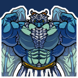 anthro armpit_hair body_hair male muscular solo dahurgthedragon european_mythology mythology ergrodin dragon mythological_creature mythological_scalie scalie western_dragon 1:1 alpha_channel