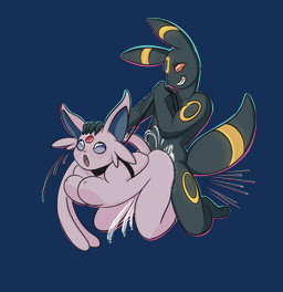 anthro bodily_fluids breasts collar cum cum_inside doggystyle duo ejaculation erect_nipples female from_behind_position genital_fluids hands_behind_back leash leash_pull leashed_collar male male/female nipples sex vaginal_fluids vaginal_squirting faelinalive nintendo pokemon eeveelution espeon generation_2_pokemon humanoid pokemon_(species) umbreon absurd_res alpha_channel hi_res