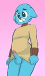 2014 anthro balls blush cat clothing embarrassed erection feline fur gumball_watterson kwaken male mammal nude penis solo swear sweater the_amazing_world_of_gumball whiskers young
Rating: Explicit
Score: 3
User: Kwaken
Date: March 19, 2014