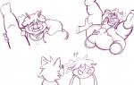 anthro anthro_on_anthro bodily_fluids bulge duo male simple_background sweat white_background wrestling wrestling_singlet anothermeekone chariot jack_jones tai_shoku canid canine canis mammal suid suine sus_(pig) wild_boar wolf sketch