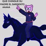 angry anthro biped bottomwear clothing dialogue duo eyewear feral glasses horn humanoid_hands pants text yagamikuro67 mythology unicorn_wars padre_(unicorn_wars) bear equid equine mammal mythological_creature mythological_equine unicorn 1:1 2023 hi_res spanish_text