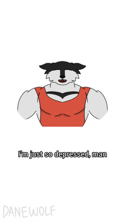 4_arms anthro belly bottomwear clothing hands_behind_head hug male male/male multi_arm multi_limb musclegut muscular muscular_arms muscular_male pecs shirt tank_top topwear danewolf_(artist) bill_the_weevil arthropod beetle canid canine canis domestic_dog humanoid husky insect mammal nordic_sled_dog spitz weevil animated hi_res meme short_playtime sound video