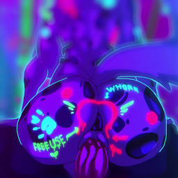 anthro anus big_breasts blacklight body_writing bodypaint breasts chair_position duo female first_person_view free_use from_behind_position fur genitals glowing glowing_markings looking_at_viewer looking_back male male/female markings nightclub penetration penis seductive sex spots spotted_body spotted_fur vulva writing_on_butt 5_square_meters sound_warning vivi_(labyrinthia_rosenfeld) felid mammal pantherine snow_leopard 1:1 2d_animation absurd_res animated hi_res short_playtime sound webm