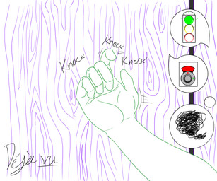 disembodied_hand door knocking wood jonsthaman monstro_village anon human mammal 6:5 comic pictographics