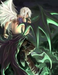 bangles black_wing clothing cloud cracked_skin deity elf feather grey_eyes hair leather pants topless unknown_artist white_hair white_wing
Rating: Questionable
Score: 2
User: KishinWolf
Date: April 21, 2009