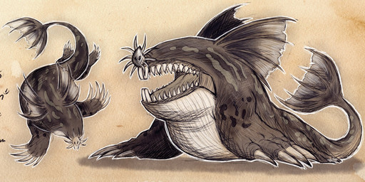 ambiguous_feral ambiguous_gender blind claws countershading disability eyeless feral fin sharp_teeth solo star-nosed tail tail_fin teeth itzjaylock aquatic mammal pinniped seal talpus_kujirus hi_res