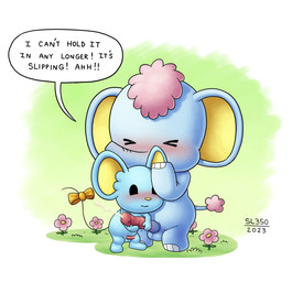 accessory animal_genitalia animal_penis anthro anthro_on_anthro balls barefoot big_ears big_head black_eyes black_tail blue_balls blue_body blue_ears blue_fur blue_nose blue_penis blue_skin blue_tail blush bodily_fluids bow_ribbon cum cum_on_penis cum_string cumshot dialogue dipstick_tail ejaculation erection eyes_closed feet flower fur furgonomics genital_fluids genitals glistening glistening_eyes grass green_background hair half-closed_eyes handjob happy larger_sub long_nose long_penis long_tail looking_pleasured male male/male markings multicolored_body multicolored_ears multicolored_penis multicolored_tail narrowed_eyes nude orgasm outside penile penis pink_body pink_fur pink_hair pink_tail pink_tail_tip pink_tail_tuft plant presenting presenting_balls presenting_penis proboscis_(anatomy) raised_arm red_penis ribbons round_ears round_head round_nose sex shadow short_hair short_tail shota simple_background size_difference slightly_chubby slightly_chubby_anthro slightly_chubby_male small_balls small_penis smile speech_bubble standing submissive tail tail_accessory tail_bow tail_markings tail_ribbon tail_tuft text thick_penis thin_tail toony trunk_(anatomy) tuft white_background yellow_ears yellow_nose young young_anthro sl350 hello_kitty_(series) onegai_my_melody sanrio flat_(sanrio) zou_(sanrio) elephant elephantid mammal mouse murid murine proboscidean rodent 2023 detailed english_text hi_res signature