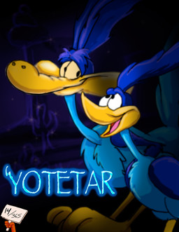 3_toes alternate_species anthro beak black_eyes blue_body blue_feathers blue_text cactus canyon chest_tuft countershading desert duo ear_tuft eyebrows feather_hair feathered_wings feathers feet glance head_feathers long_neck looking_at_another male multicolored_body multicolored_feathers night open_mouth parody paws pecs plant pseudo_hair purple_body purple_ears purple_eyebrows purple_feathers romantic smile smiling_at_another tail tail_feathers text thick_eyebrows title toes tuft two_tone_body two_tone_feathers white_sclera wings yellow_beak stevethedragon james_cameron's_avatar looney_tunes warner_brothers road_runner_(looney_tunes) wile_e._coyote avian bird cuculiform greater_roadrunner new_world_ground_cuckoo roadrunner 2010 colored digital_drawing_(artwork) digital_media_(artwork) english_text krita_(artwork) sketch
