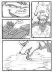 2014 anthro big_dom_small_sub bodily_fluids canid canine comic cum dialogue digital_drawing_(artwork) digital_media_(artwork) dominant duo english_text erection eyes_closed forced generation_1_pokemon genital_fluids genitals greyscale hi_res humanoid humanoid_genitalia humanoid_penis kneeling licking machoke male male/male male_penetrated male_penetrating male_penetrating_male mammal monochrome mouse murid murine muscular nintendo nude oral penetration penis pokemon pokemon_(species) rodent ryusuke573 sex sitting size_difference spa teeth text tongue tongue_out towel xalex14