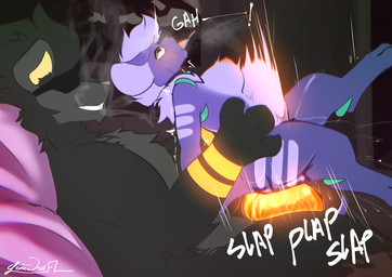 4_fingers abdominal_bulge anthro anthro_on_feral anthro_on_top anthro_penetrated areola bestiality big_penis biped black_body black_fur blue_eyes breasts clenched_teeth collar collar_only countershade_torso countershading erection eye_patch eyewear feet female female_on_feral female_on_top female_penetrated feral feral_on_bottom feral_penetrating feral_penetrating_anthro feral_penetrating_female fingers fur genitals knot knotted_penis male male/female male_on_anthro male_on_bottom male_penetrating male_penetrating_anthro male_penetrating_female nipples nude nude_anthro nude_female on_bottom on_top open_mouth penetration penis purple_body purple_fur purple_tail sex side_view sitting smile tail teeth toes tongue tongue_out lonewolffl nintendo pokemon lone_(lonewolffl) domestic_cat felid feline felis generation_4_pokemon luxray mammal pokemon_(species) 2025 digital_drawing_(artwork) digital_media_(artwork) hi_res