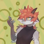 anthro duo female feral fur male male/female waffelkins hasbro my_little_pony mythology bat_pony dragon equid furred_dragon furred_scalie mammal mythological_creature mythological_scalie scalie 1:1 hi_res