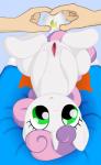 2013 cub cute egg equine female feral fingers food_play friendship_is_magic green_eyes hair hands horn horse human lying my_little_pony ohohokapi on_back pony pussy smile spread_legs spread_pussy spreading sweetie_belle_(mlp) two_tone_hair unicorn what white_hair young
Rating: Explicit
Score: 1
User: MysteriousMew
Date: November 25, 2013